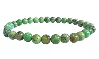 Pulseira Variscite A contas 6mm