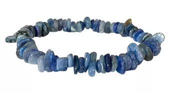 Pulseira de Chips de Cianita Azul AA 5-8mm