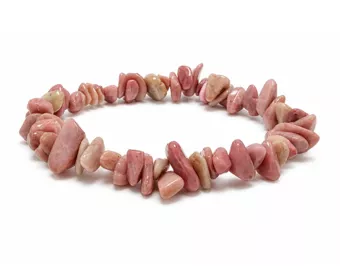 Pulseira de Chips de Rodonita da Austrália A+ 5-8mm