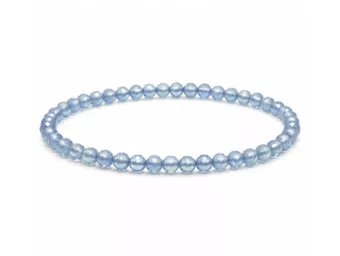 Pulseira de Água-Marinha Facetada AA – Contas de 3 mm