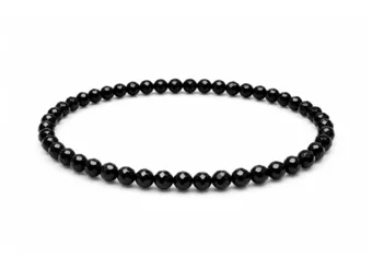 Pulseira de Ônix Facetado Qualidade A – Contas de 4 mm