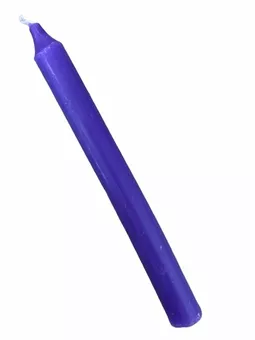 Velas Goloka Tingidas em Massa Malva 13cm