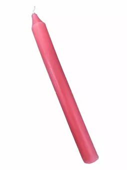 Velas Goloka Tingidas em Massa Rosa 13cm