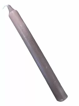 Velas Goloka Tingidas em Massa Taupe 13cm