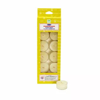 Conjunto de 12 luzes de chá perfumadas Satya Frankincense