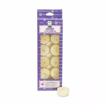 Conjunto de 12 luzes de chá perfumadas Satya Lavanda