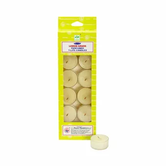 Conjunto de 12 velas perfumadas Satya Lemon Grass