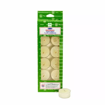 Conjunto de 12 Acendedores de Chá Perfumados Satya Patchouli