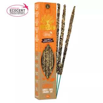 Incenso Smudge Ecocert Herbio Canela 20g