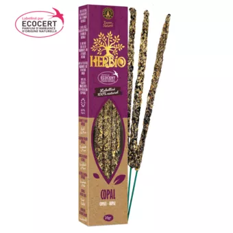 Incenso Smudge Ecocert Herbio Copal 20g