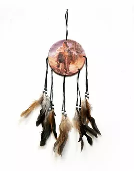 Conjunto de 3 Apanhadores de Sonhos - diâmetro: 16cm