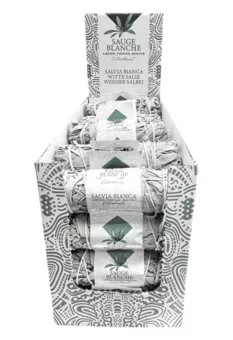 Maço de exibição de sálvia branca da Califórnia, 25-30g, 10cm x 24