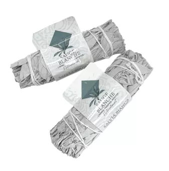 Feixe de sálvia branca Califórnia 25-30g 10cm