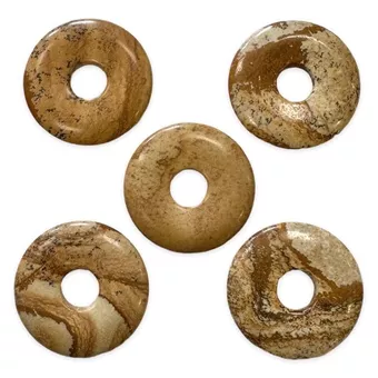 Donut de Jaspe A Paisagem 3cm x5