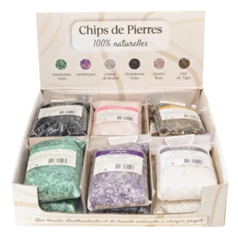 Expositor Pedras 250g X 12 saquetas