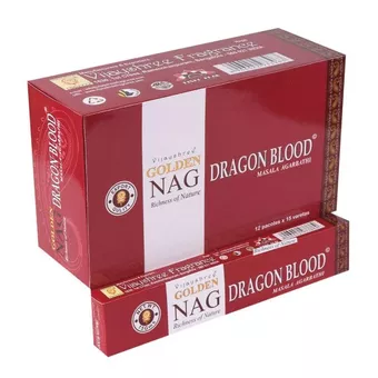 Incenso Vijayshree Golden Nag Sangue de Dragão 15g