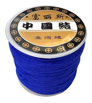 Fio de poliéster azul 0,8 mm 100 metros