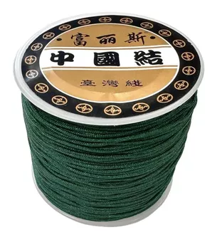 Fio de Poliéster Verde 0.8mm 100 metros