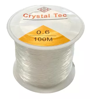 Fio elástico redondo de cristal 0.6mm 100m