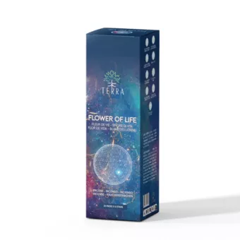 Incenso TERRA Fleur de Vie sem carvão vegetal 12grs