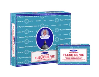 Satya Flor da Vida Cones de refluxo 12 unidades