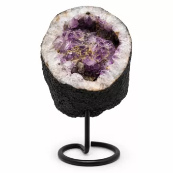 Geodo de ametista brasileira A sobre base, 8,4 kg