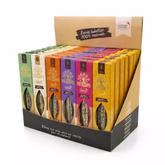 Suporte para incenso Ecocert Herbia Smudge, 36 unidades