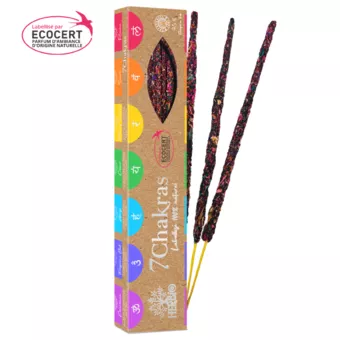 Incenso Smudge Ecocert Herbio 7 Chakras 20g
