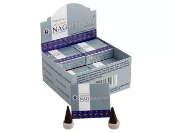 Incenso Vijayshree Golden Nag Himaalaya em Cones