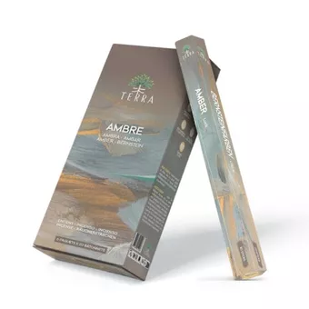 Incenso Terra Amber hexa sem carvão 30grs