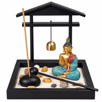 Jardim Zen com Buda e Torii 15 cm