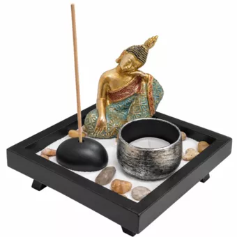 Jardim Zen com Buda Pensativo 12,5 cm