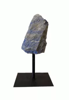 Lápis-Lazúli A Bruto em Suporte de Metal Preto 17-20 cm 500-800 g