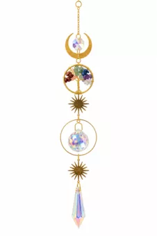 Apanhador de Sol Árvore da Vida 7 Chakras