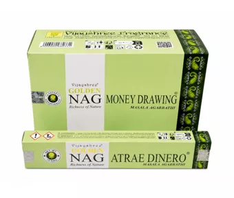 Incenso Vijayshree Golden Nag Money Drawing 15g