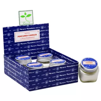 Velas Satya Nag Champa 30grs em vidro