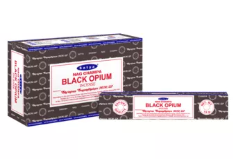 Satya Incenso Ópio Negro 15g