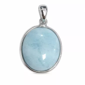 Pingente Prata 925 Larimar AA 1,74g