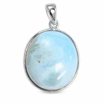 Pingente Prata 925 Larimar AA 2,38g