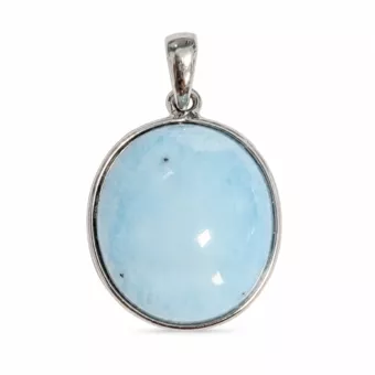 Pendente de Prata 925 com Larimar AA 2,85g