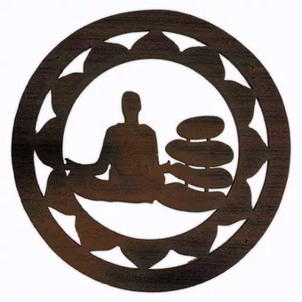 Painel de meditação magnético de madeira de 18 cm para HMD999
