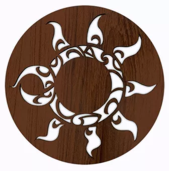 Placa de Sol Magnética de Madeira de 18cm para HMD999