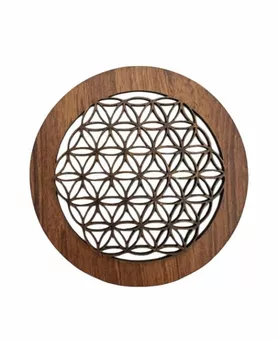 Painel magnético Flor da Vida de 9 cm para USB999