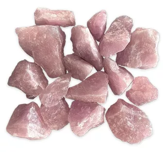 Quartzo Rosa Bruto qualidade AA 2Kg
