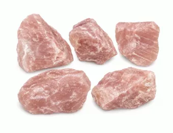 Quartzo Rosa AA Pedras Brutas 6-11 cm 2 kg