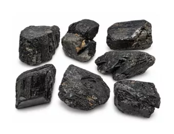 Turmalina Negra Catedral Schorl AB Bruta – Pacote de 1 kg