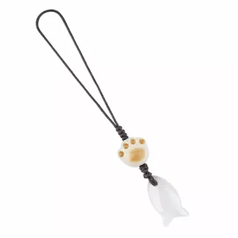 Pingentes de cristal de rocha em formato de peixe para bolsas (3 unidades)