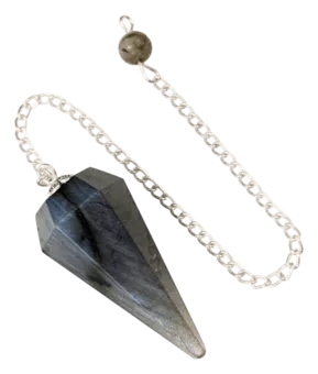 Pêndulo Labradorite Cónico 6 faces
