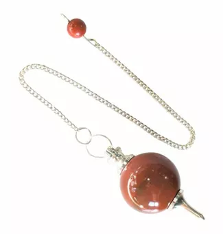Esfera pêndulo Jaspe vermelho 4cm