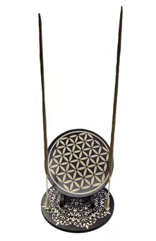 Suporte de incenso para placa de flor da vida 10cm